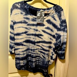 Young Fabulous & Broke Tie Dye Blue Size Medium